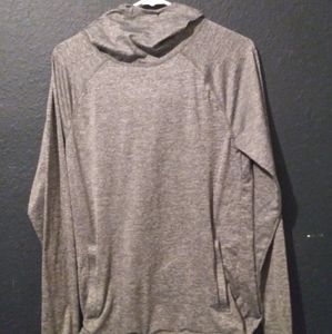 Tight turtleneck hoodie